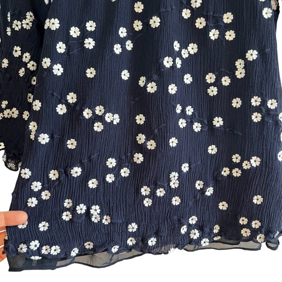 Rebecca Taylor Alessandra Floral-Print Textured Top size S excellent condition - Picture 5 of 10